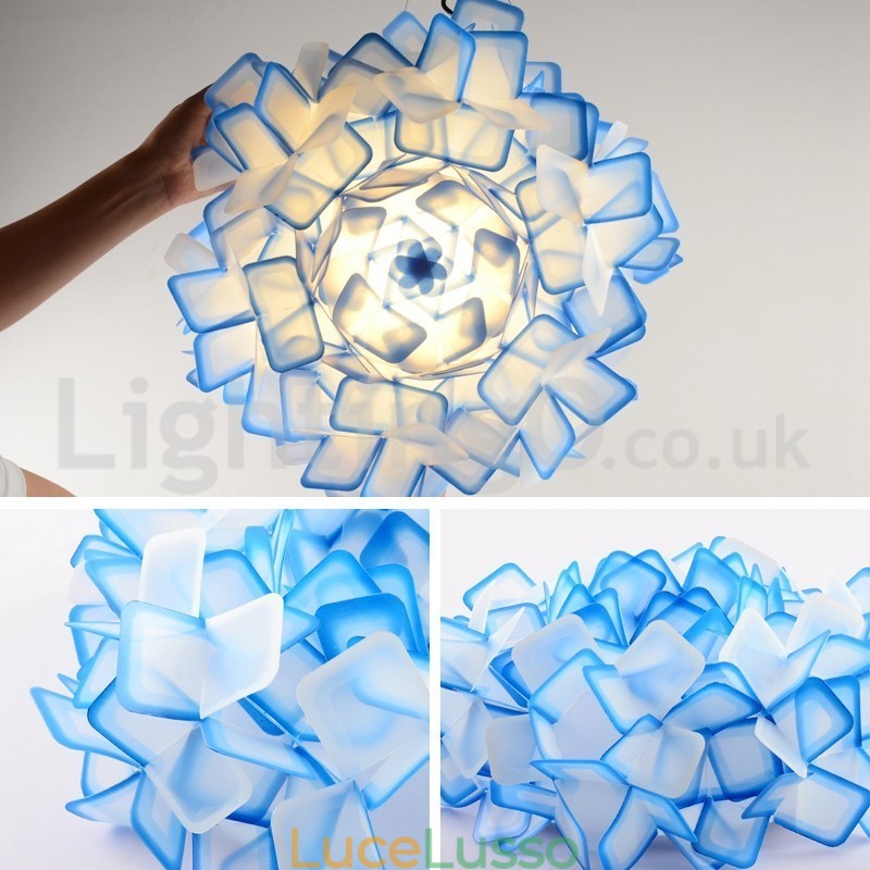 Moderna fonte di luce, luci da soffitto a filo con commutazione a tre colori