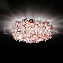 Moderna fonte di luce, luci da soffitto a filo con commutazione a tre colori