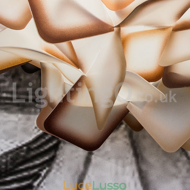 Moderna fonte di luce, luci da soffitto a filo con commutazione a tre colori