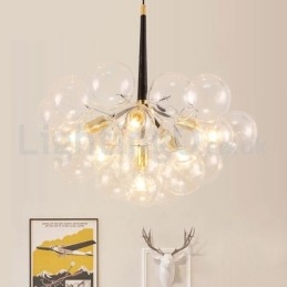 Lampada a sospensione moderna a forma di palla di bolla