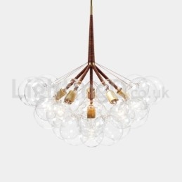Lampada a sospensione moderna a forma di palla di bolla