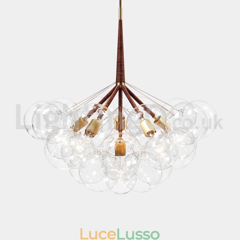 Lampada a sospensione moderna a forma di palla di bolla