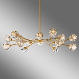 Lampadario in cristallo nordico