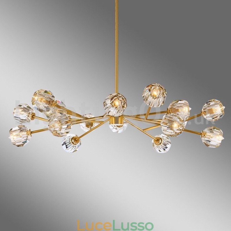 Lampadario in cristallo nordico
