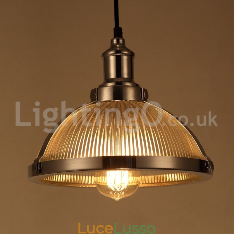 Lampada a sospensione industriale in acciaio inox a testa singola Negozio