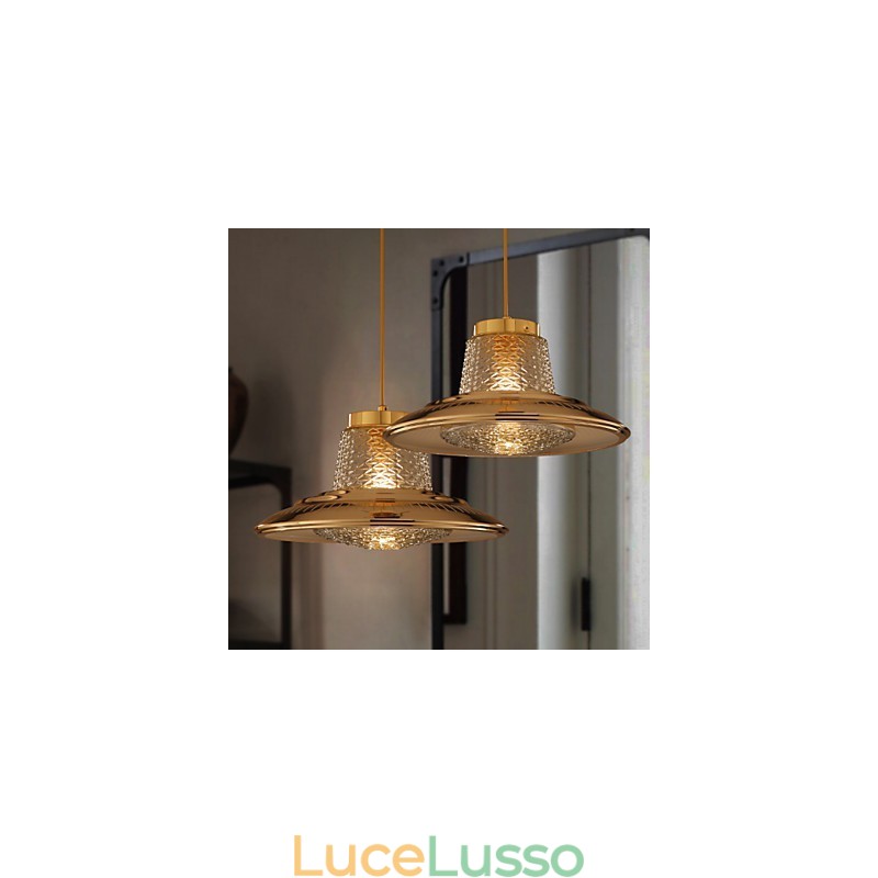 Lampadario Mini Stile Moderno Contemporaneo Metallo Lampada a Sospensione