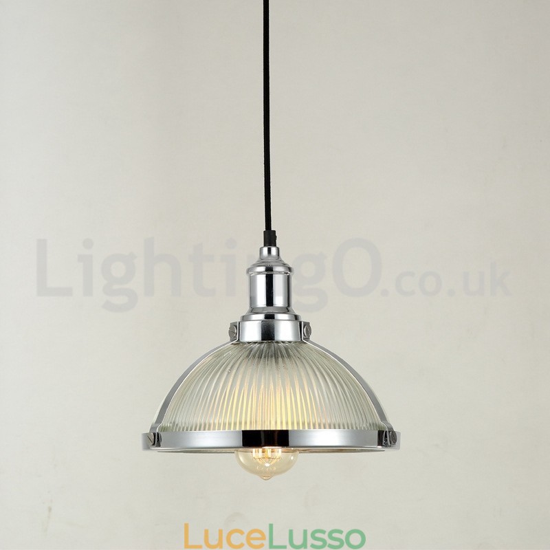 Lampada a sospensione industriale in acciaio inox a testa singola Negozio