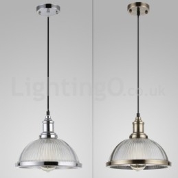 Lampada a sospensione industriale in acciaio inox a testa singola Negozio