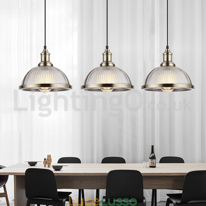Lampada a sospensione industriale in acciaio inox a testa singola Negozio