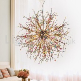Lampadario a forma di dente di leone nordico Lampadario colorato