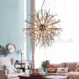 Lampadario a forma di dente di leone nordico Lampadario colorato