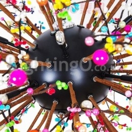 Lampadario a forma di dente di leone nordico Lampadario colorato
