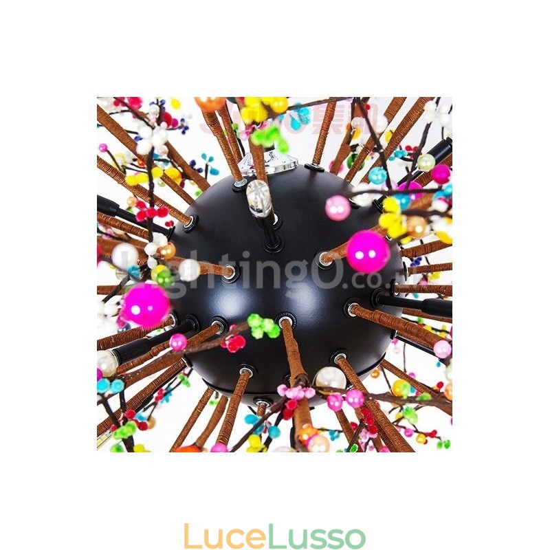 Lampadario a forma di dente di leone nordico Lampadario colorato