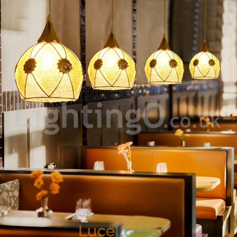 Lampada a sospensione moderna economica da 1 luce e 3 luci