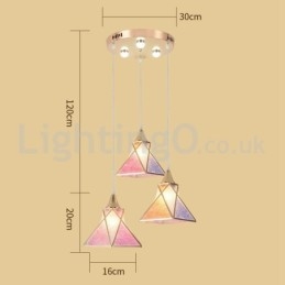 Lampada a sospensione moderna economica da 1 luce e 3 luci