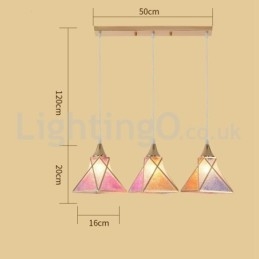 Lampada a sospensione moderna economica da 1 luce e 3 luci