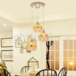 Lampada a sospensione moderna economica da 1 luce e 3 luci