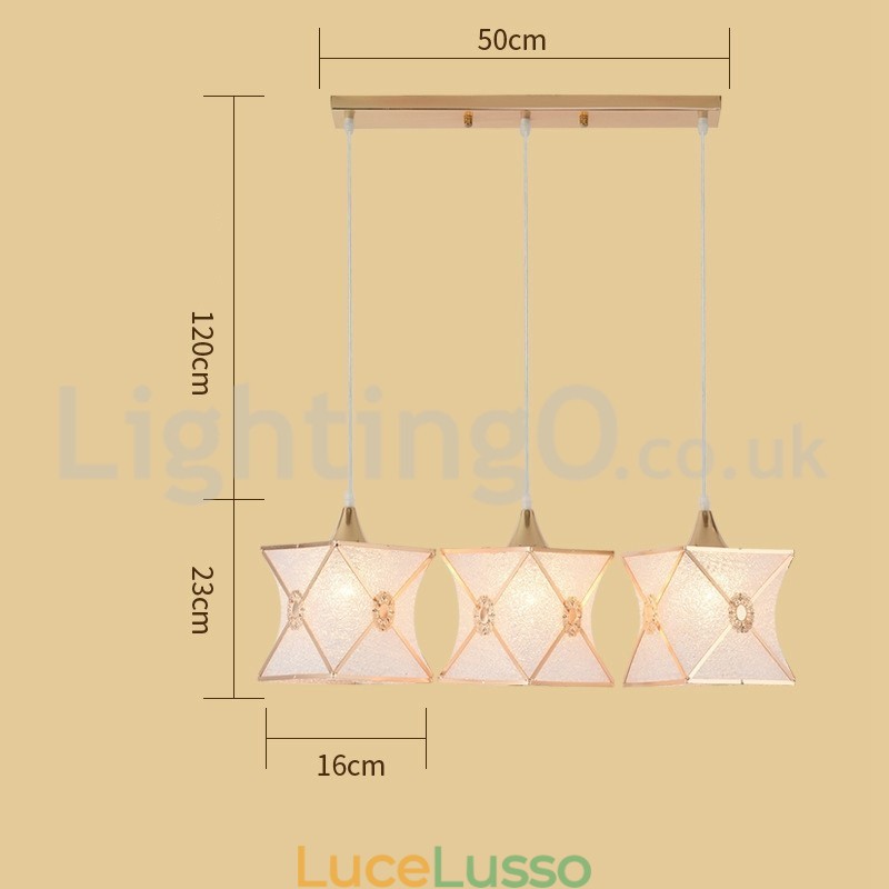 Lampada a sospensione moderna a 1 luce e 3 luci a basso prezzo