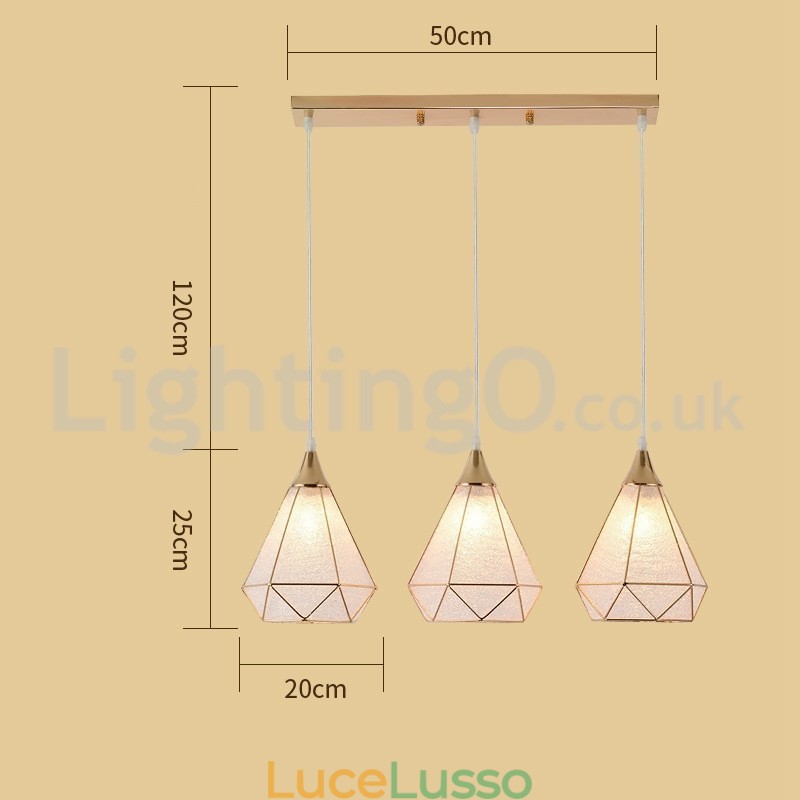 Lampada a sospensione moderna a 1 luce e 3 luci a basso prezzo
