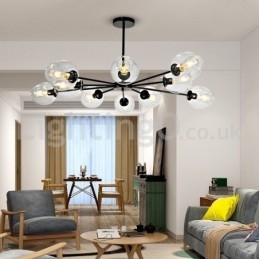 Lampadario molecolare postmoderno nordico Lampadario Magic Bean Cafe