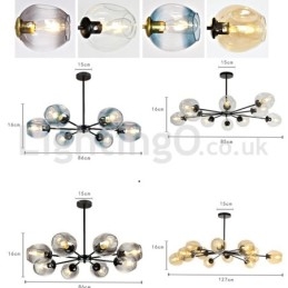 Lampadario molecolare postmoderno nordico Lampadario Magic Bean Cafe