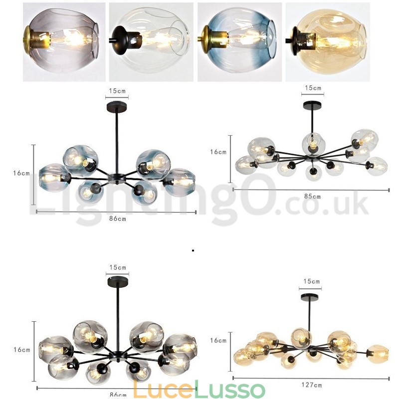 Lampadario molecolare postmoderno nordico Lampadario Magic Bean Cafe