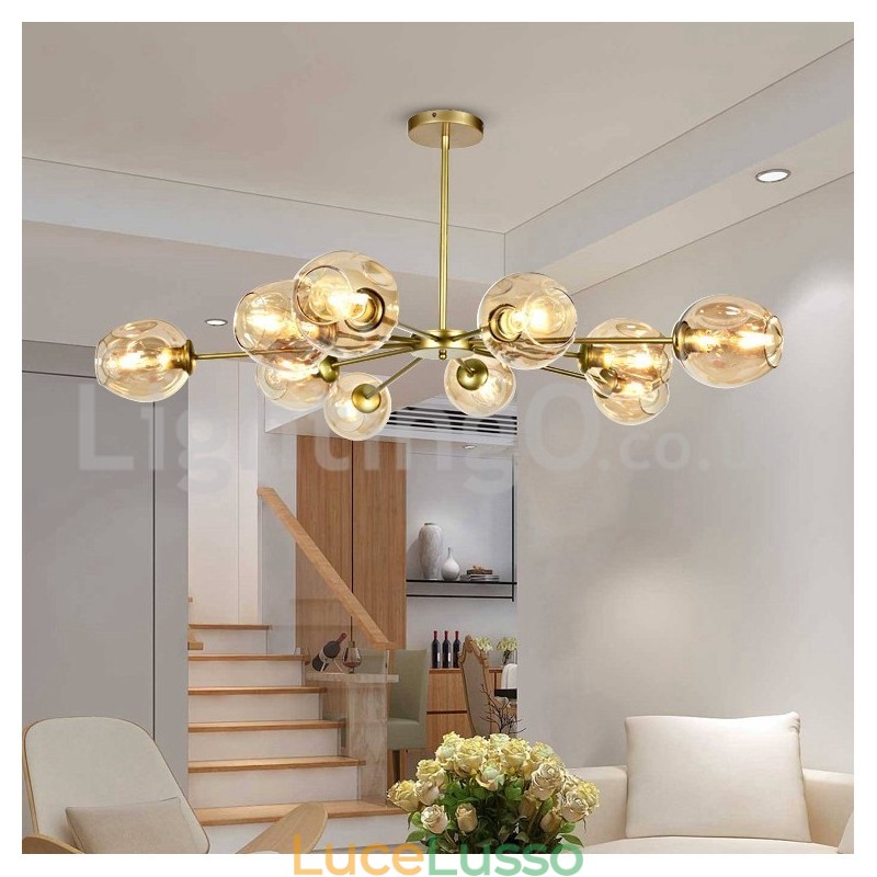 Lampadario molecolare postmoderno nordico Lampadario Magic Bean Cafe