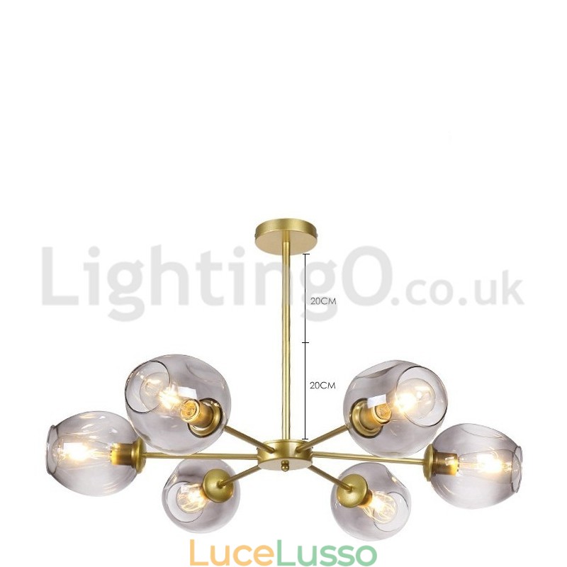 Lampadario molecolare postmoderno nordico Lampadario Magic Bean Cafe