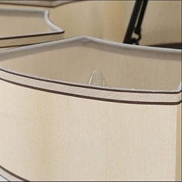 Lampadario in stile cinese in ferro e rame, imitazione lampade ad aria