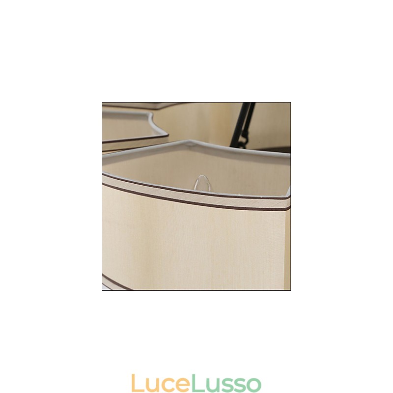 Lampadario in stile cinese in ferro e rame, imitazione lampade ad aria