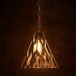 Lampada in ferro retrò, lampadario moderno minimalista in stile industriale