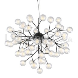 Lampadario in vetro a bolle molecolari postmoderne nordiche