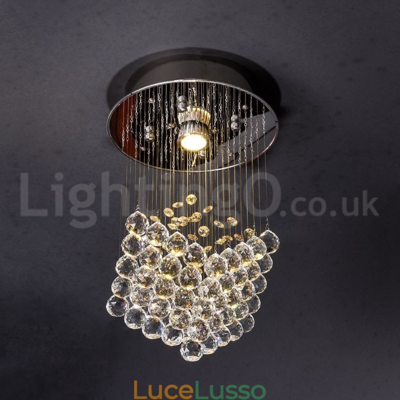 1 luce moderna K9 cristallo soffitto lampadario lampadario illuminazione lampade da interno