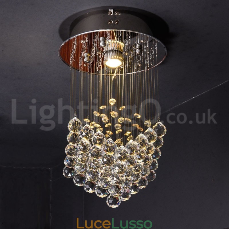 1 luce moderna K9 cristallo soffitto lampadario lampadario illuminazione lampade da interno