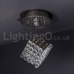 1 luce moderna K9 cristallo soffitto lampadario lampadario illuminazione lampade da interno