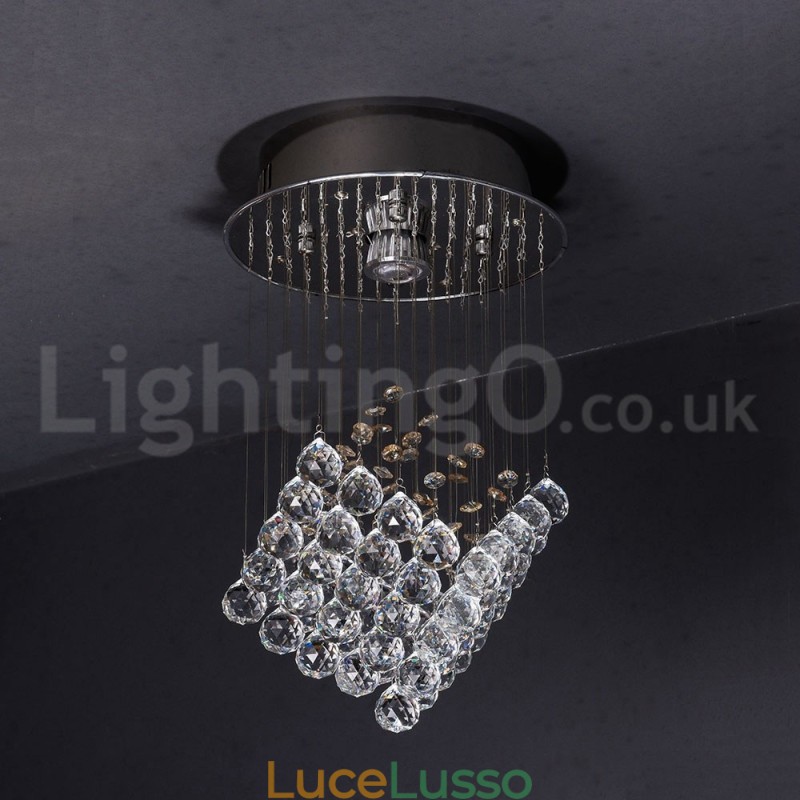 1 luce moderna K9 cristallo soffitto lampadario lampadario illuminazione lampade da interno