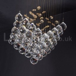 1 luce moderna K9 cristallo soffitto lampadario lampadario illuminazione lampade da interno