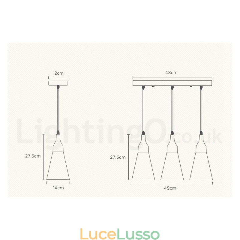 Lampada a sospensione moderna in legno con 1 luce e 3 luci e paralume in tessuto