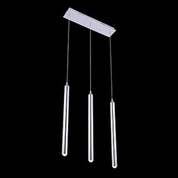 Lampadario moderno contemporaneo in metallo a 3 luci
