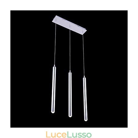Lampadario moderno contemporaneo in metallo a 3 luci Lampadario moderno contemporaneo in metallo a 3 luci