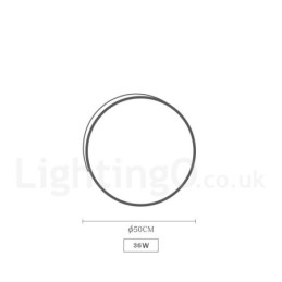 Lampada da soffitto rotonda in legno multicolore dimmerabile con paralume in acrilico Lampada da soffitto in stile nordico