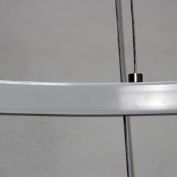 Lampada a sospensione dimmerabile da 63 W, diametro 100 cm, design moderno ad anello