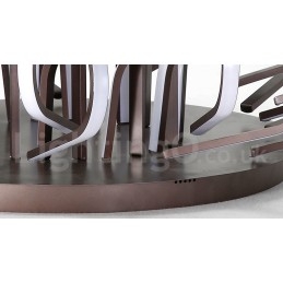Lampada da soffitto moderna e contemporanea in alluminio dimmerabile Bird's Nest, da usare anche come applique