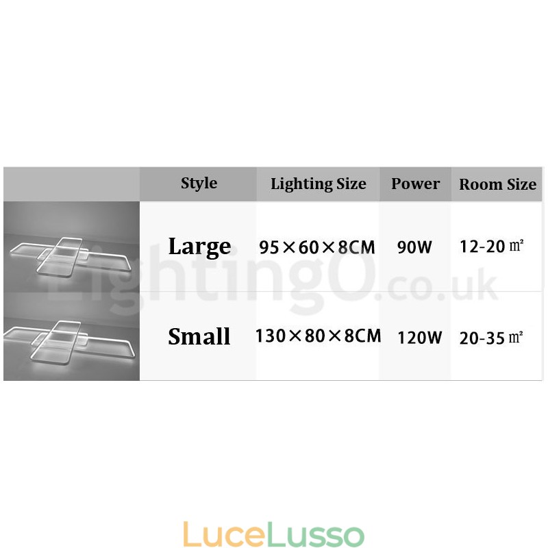 Moderna lampada da soffitto in alluminio con verniciatura contemporanea, lampada da parete a filo con dimmer remoto per soggiorno, camera da letto, può essere utilizzata anche come lampada da parete