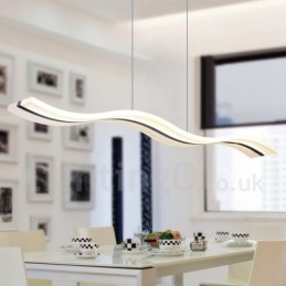 Lampada a sospensione lineare dimmerabile con telecomando Design moderno