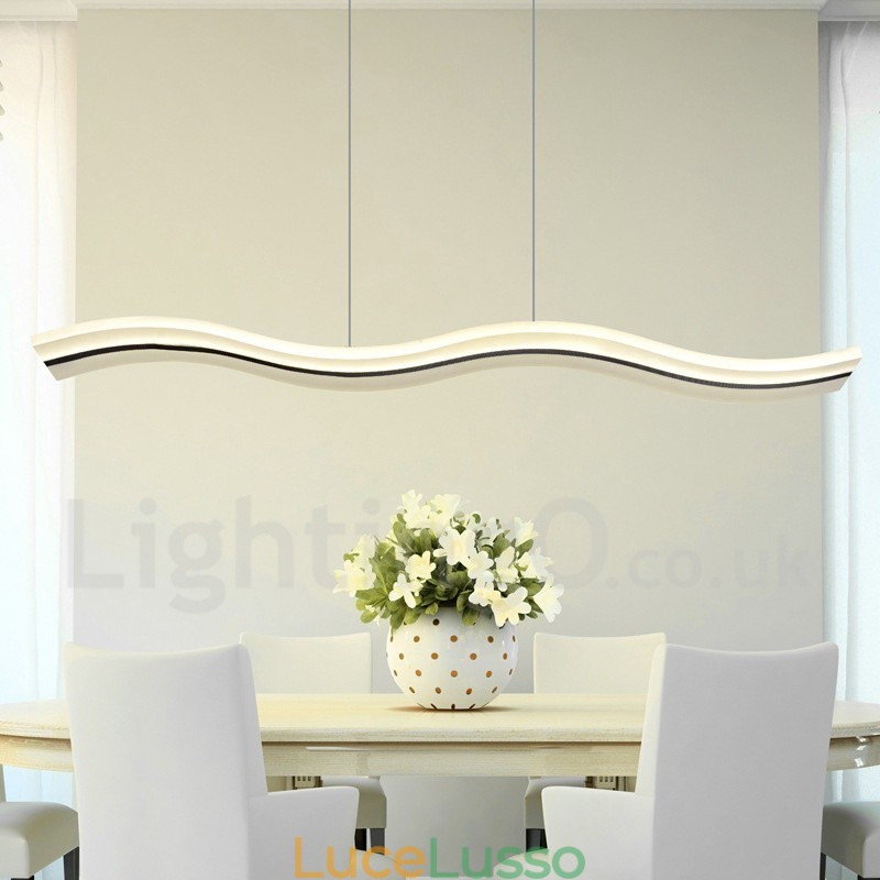 Lampada a sospensione lineare dimmerabile con telecomando Design moderno