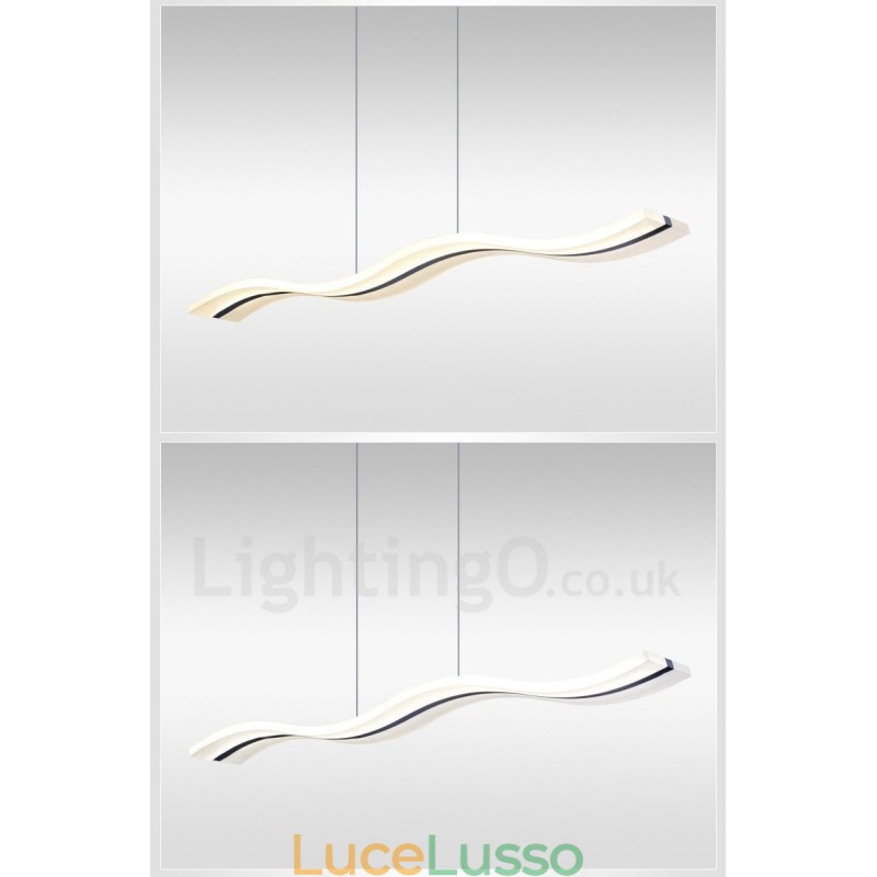 Lampada a sospensione lineare dimmerabile con telecomando Design moderno