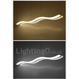 Lampada a sospensione lineare dimmerabile con telecomando Design moderno