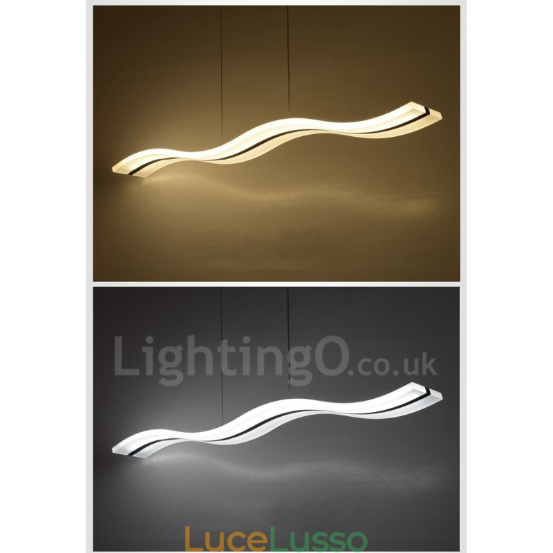 Lampada a sospensione lineare dimmerabile con telecomando Design moderno