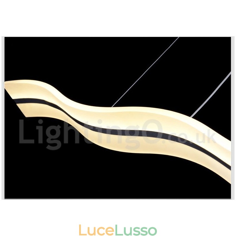 Lampada a sospensione lineare dimmerabile con telecomando Design moderno